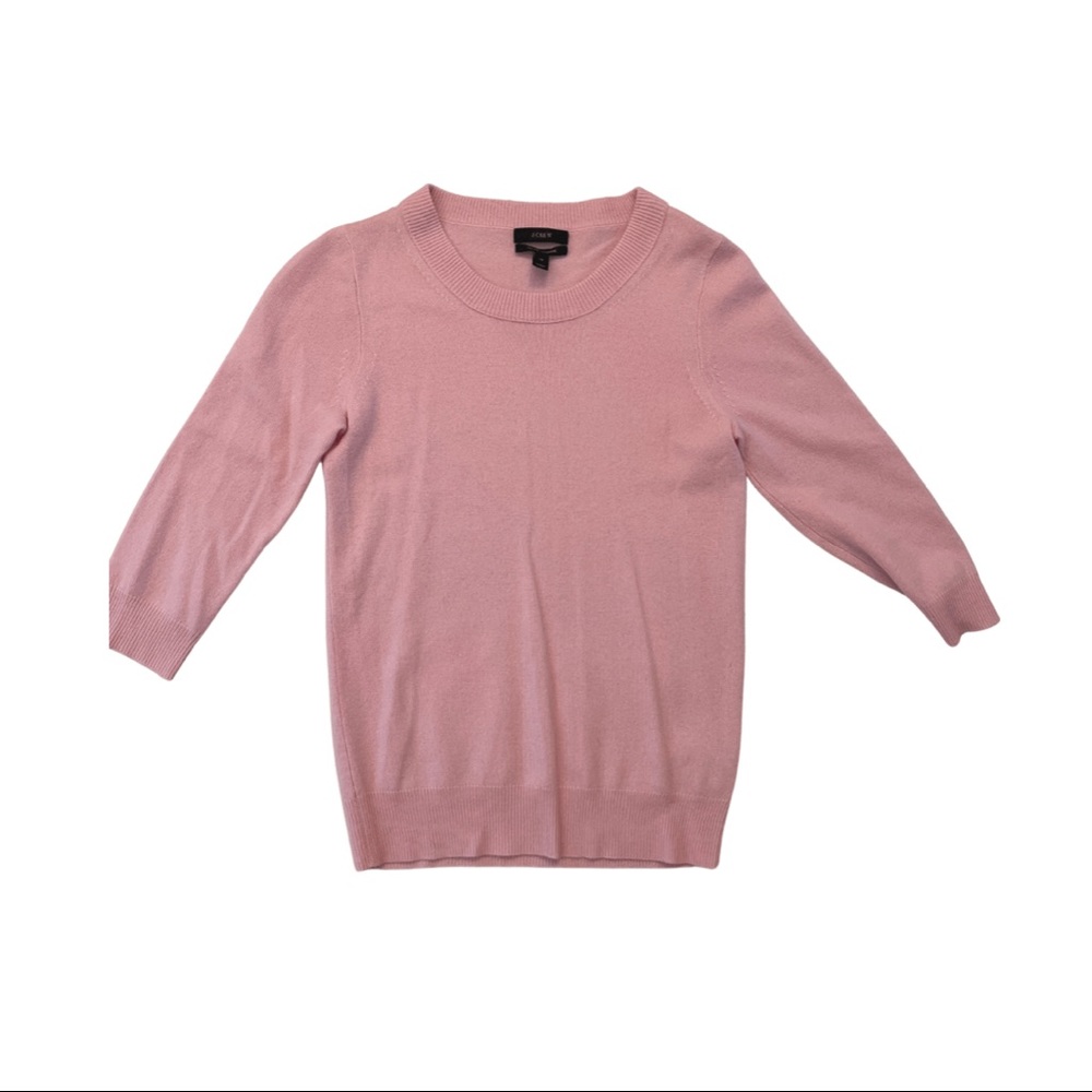 J. Crew | Italian cashmere pink sweater